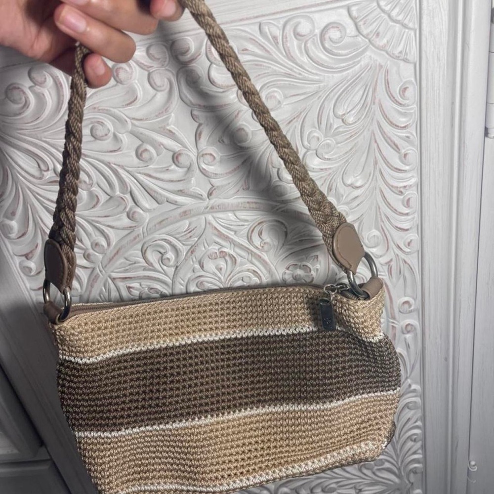 Crotchet knit purse